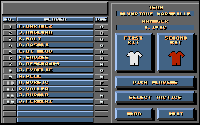 Goal!: Players screen