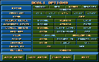 Goal!: Options screen