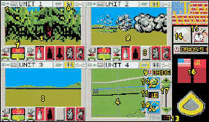 Team Yankee: Main screen explanation